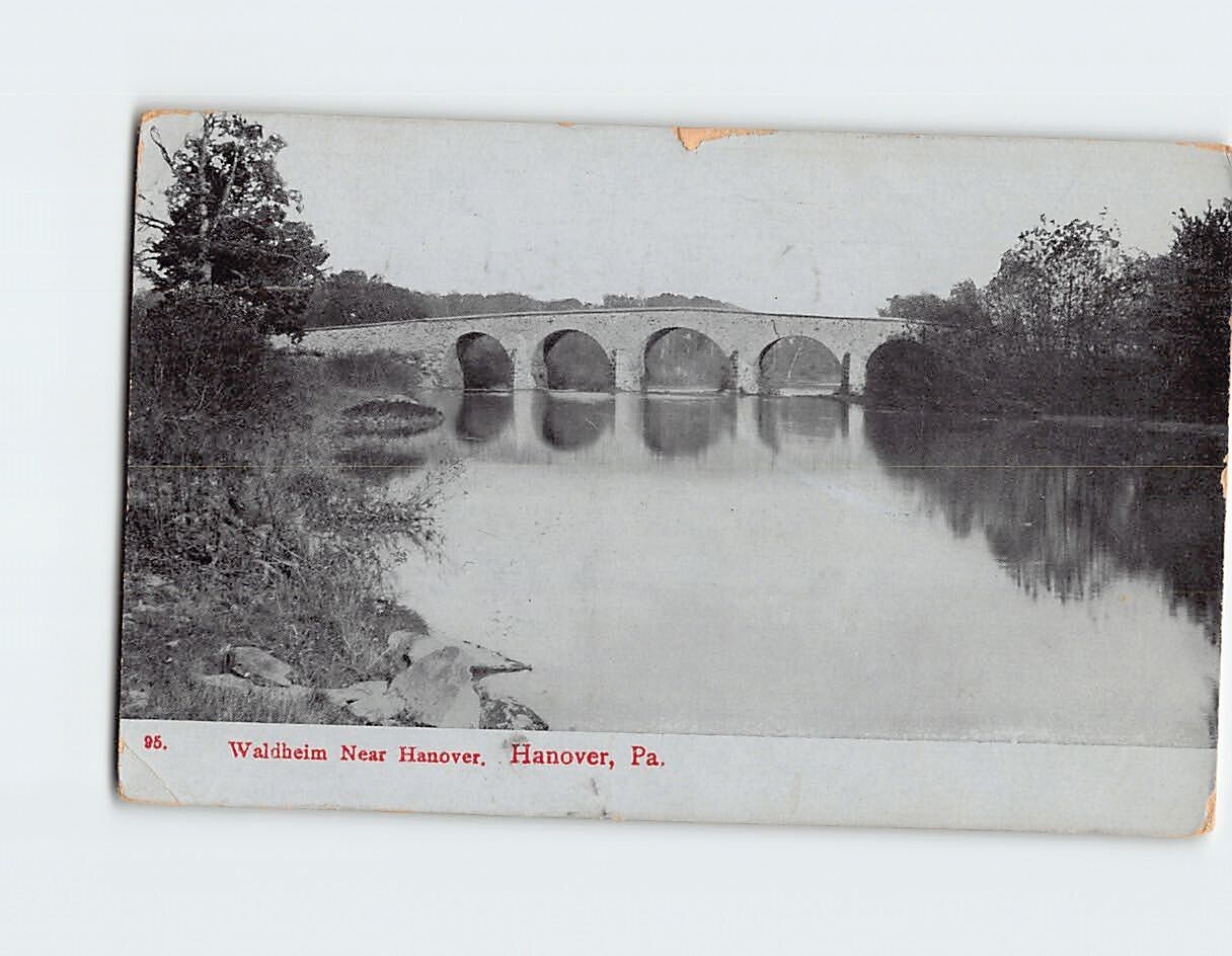Postcard  Waldheim near Hanover Pennsylvania USA North America