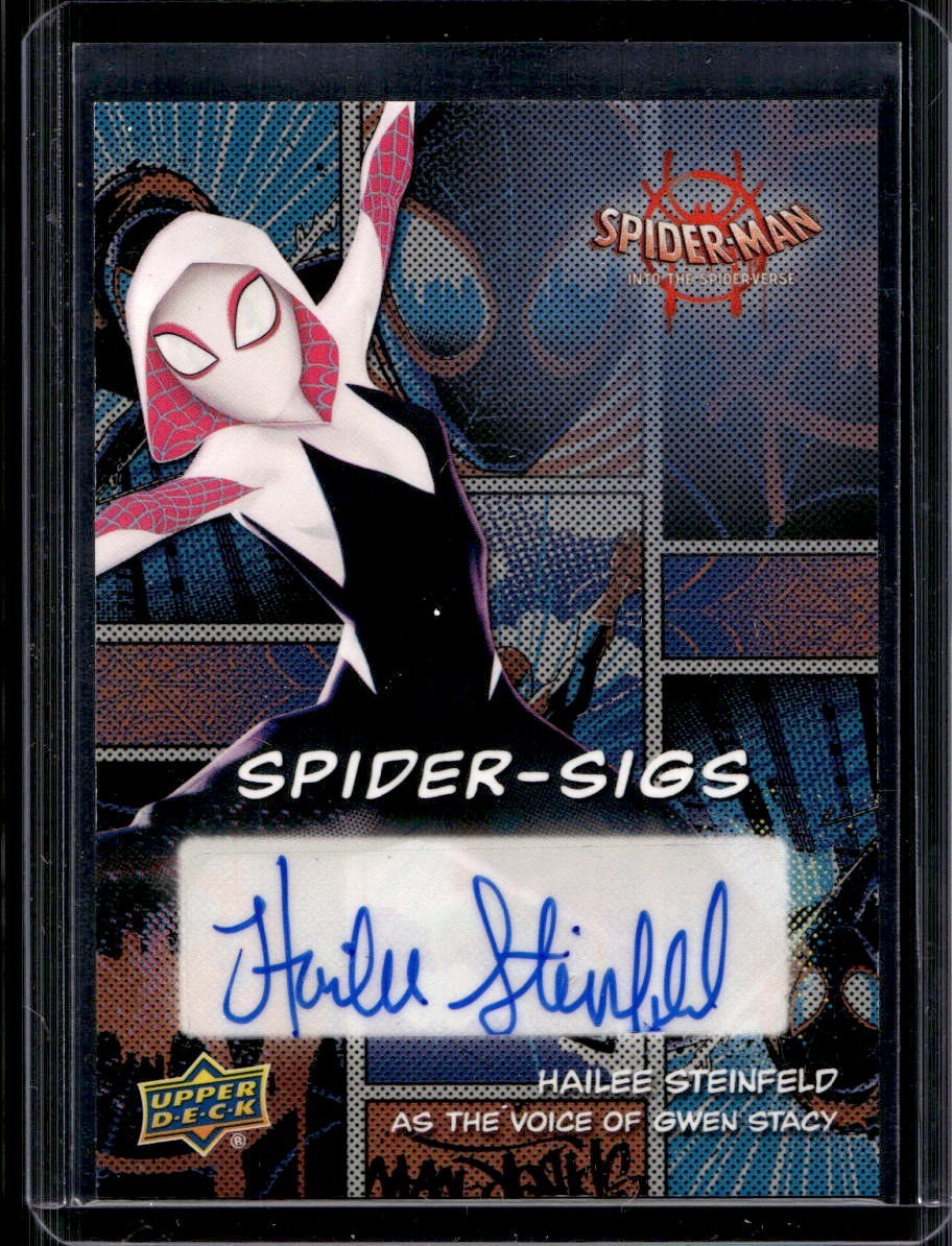 Hailee Steinfeld 2022 Upper Deck Spider-Man: Into the Spider-Verse #SSA-HS2 Auto