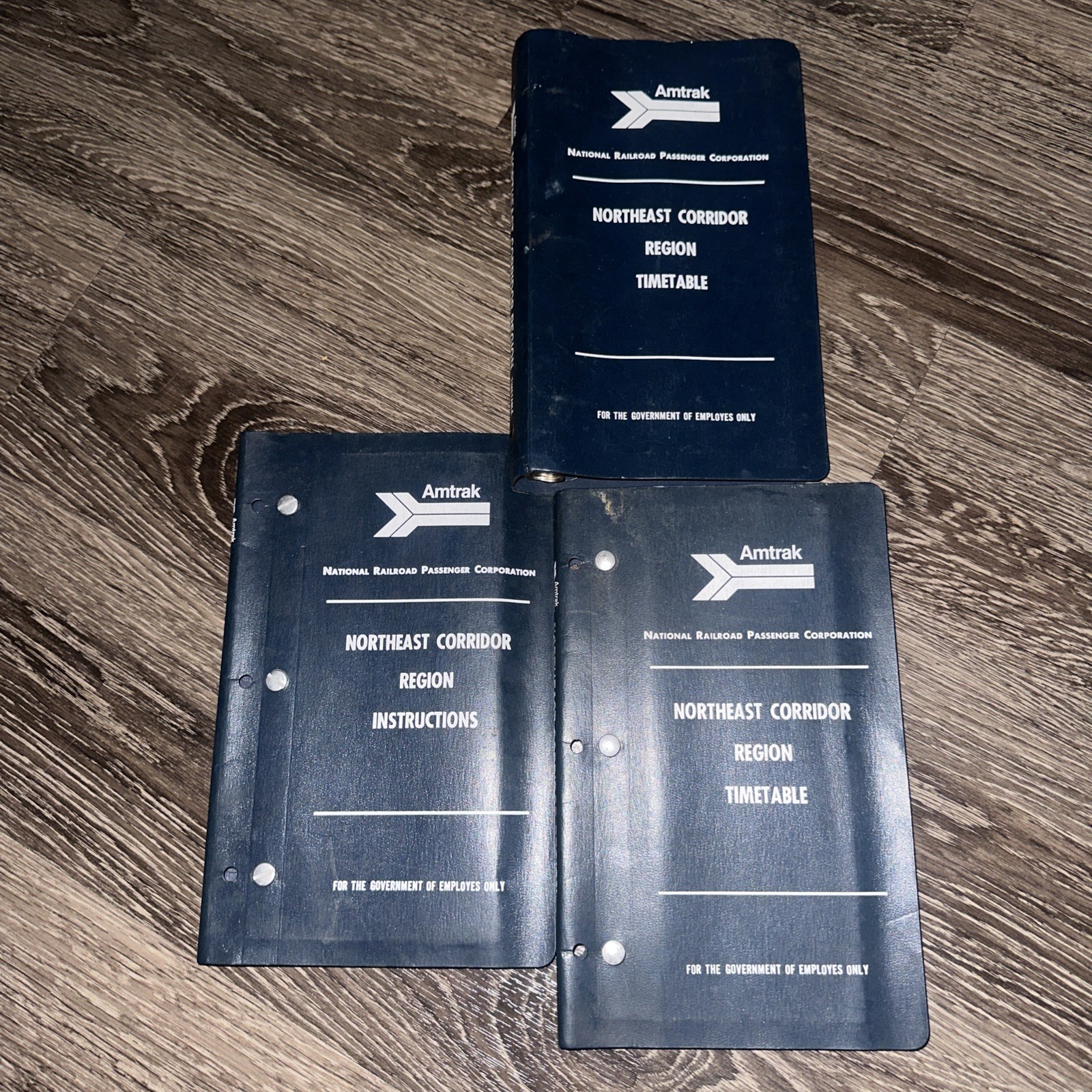 Vintage Lot Of Amtrak Employee Operating Manuals  1970's 80's