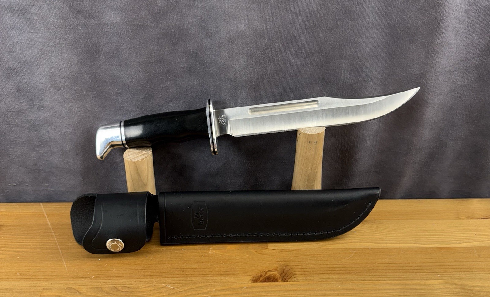 Vintage Buck 120  General Fixed Blade Knife W/Original Leather Sheath