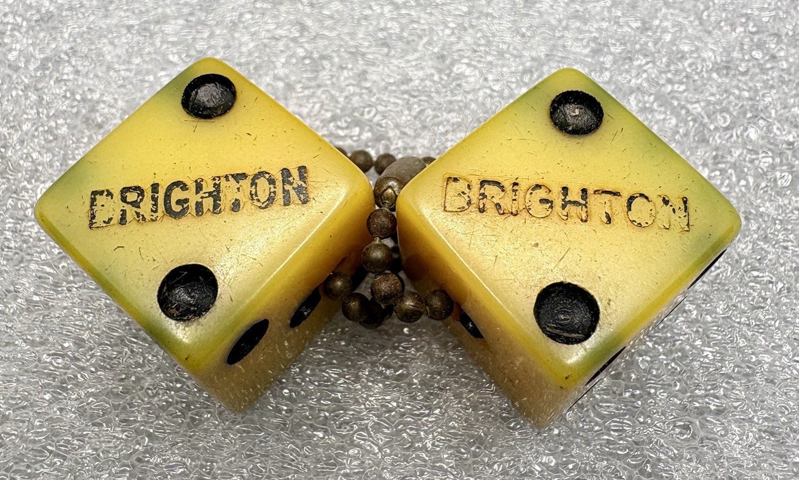 Vintage Brighton Atlantic City Casino Dice Die Pair Souvenir Gambling Bakelite?