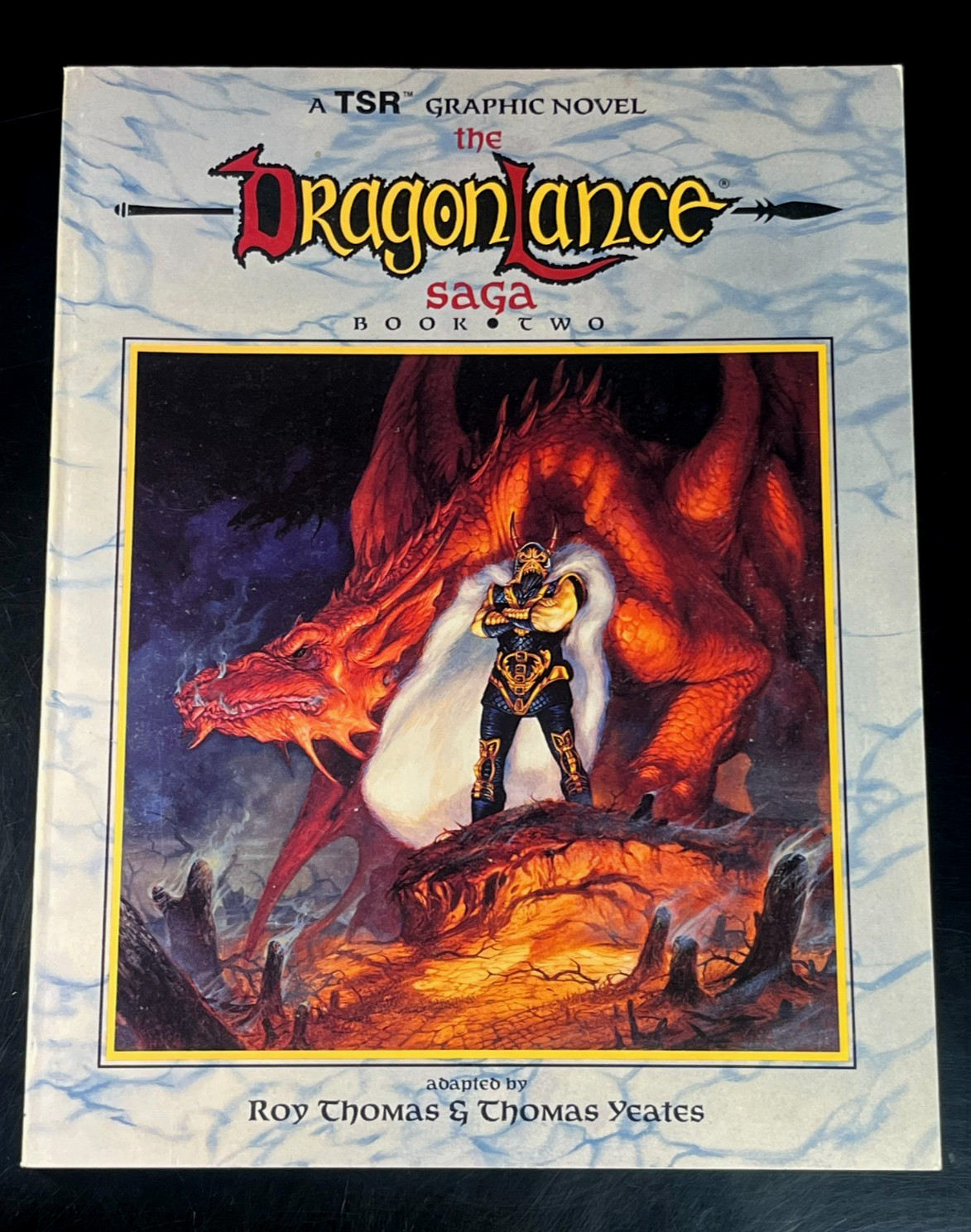 Dungeons & Dragons DRAGONLANCE SAGA 2 1st Print 1988 TSR DC Comic Graphic Novel