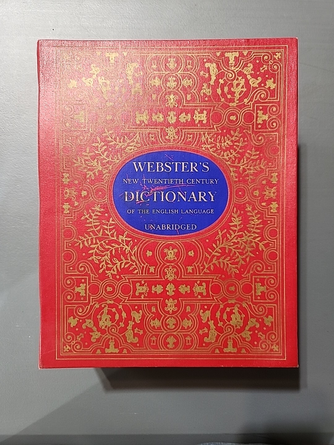Webster\'s New 20th Century Dictionary of the English Language Unabridged 1965