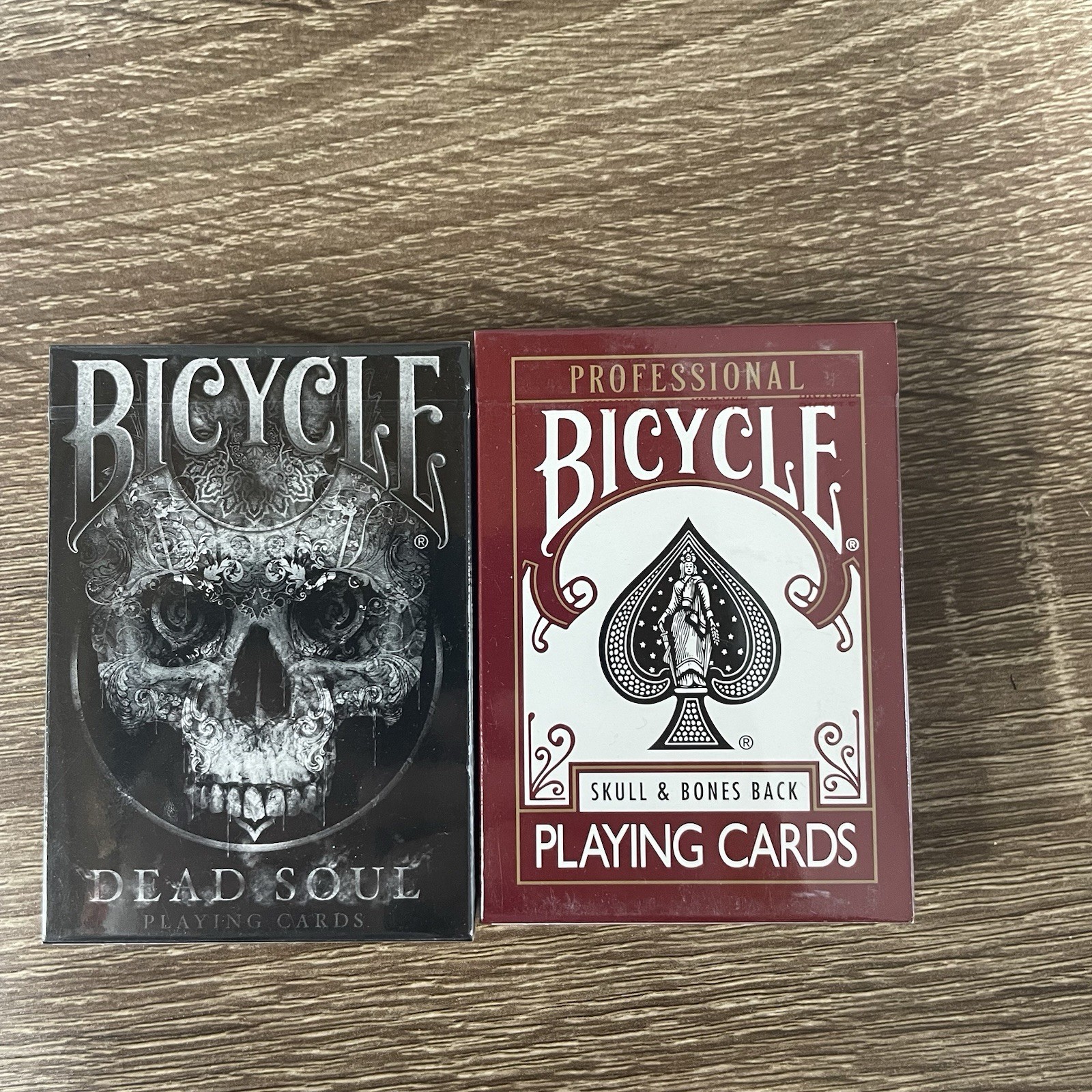 Bicycle Professional Skull & Bones And Dead Soul Playing Cards- 2 Decks