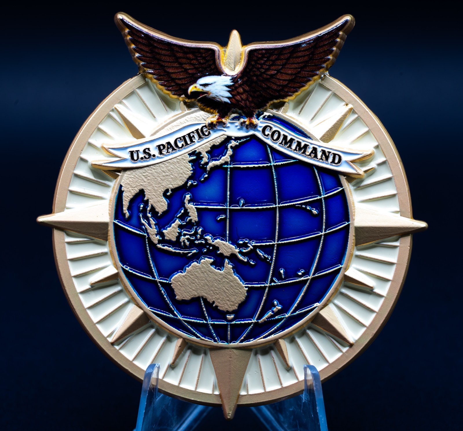 USPACOM Pacific Command Joint Service Hawaii Military Challenge Coin