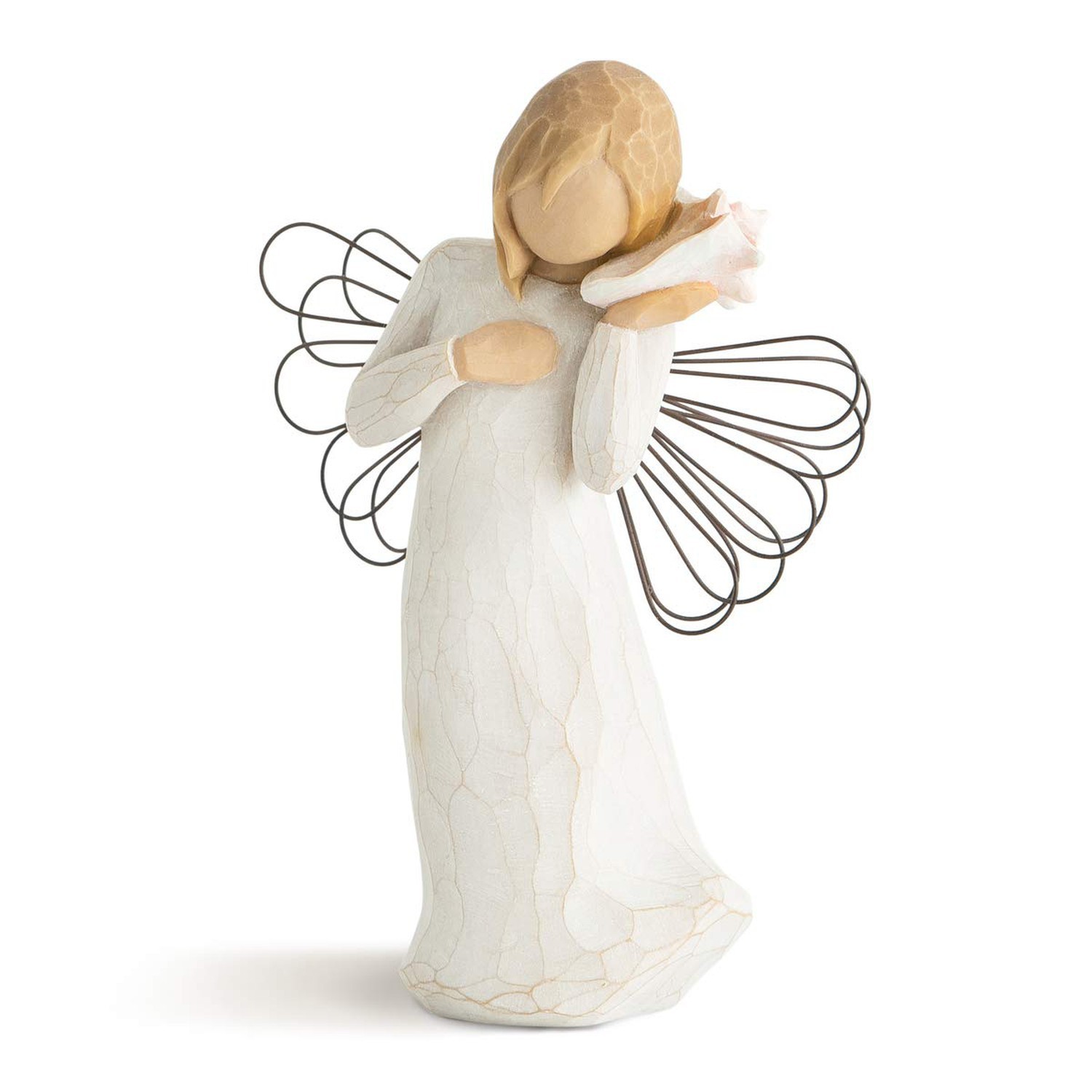 Willow Tree Thinking of You Angel, Sculpted Hand-Painted Figure, Willow Tree Thinking of You Angel, Sculpted Hand-Painted Figure,