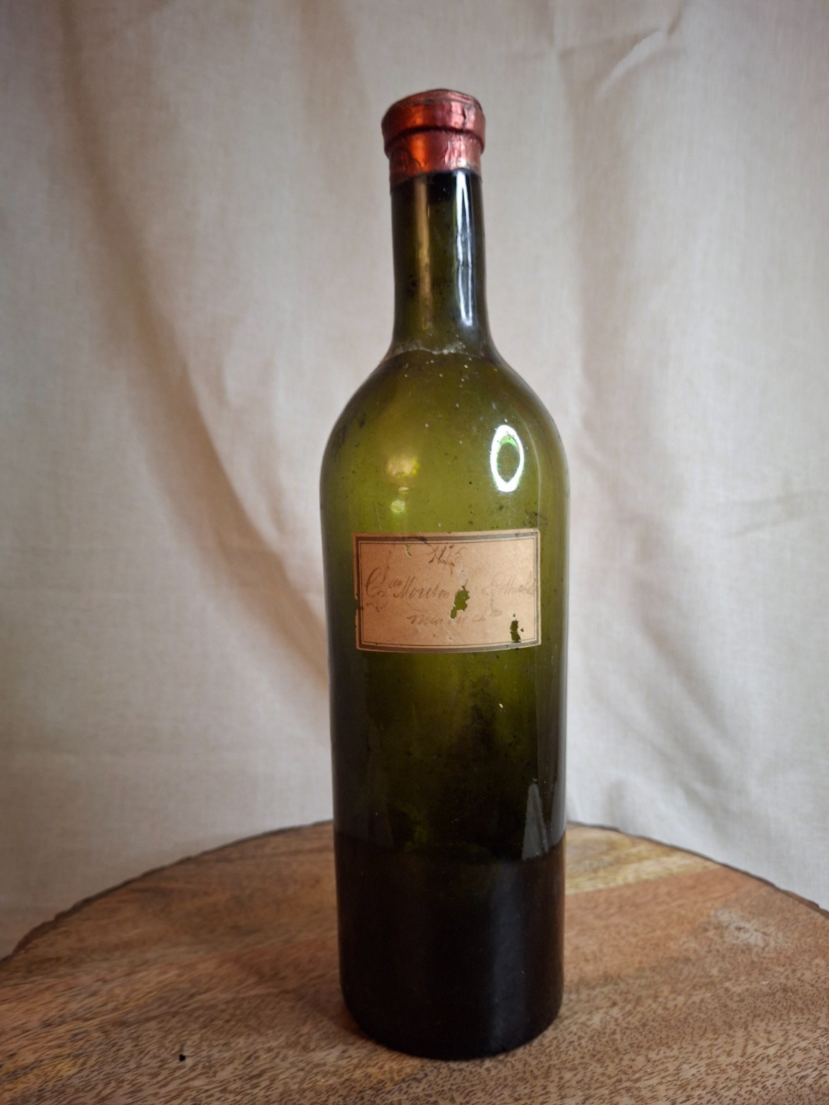 Rare 1945 Victory Vintage Château Mouton Rothschild Empty Wine Bottle