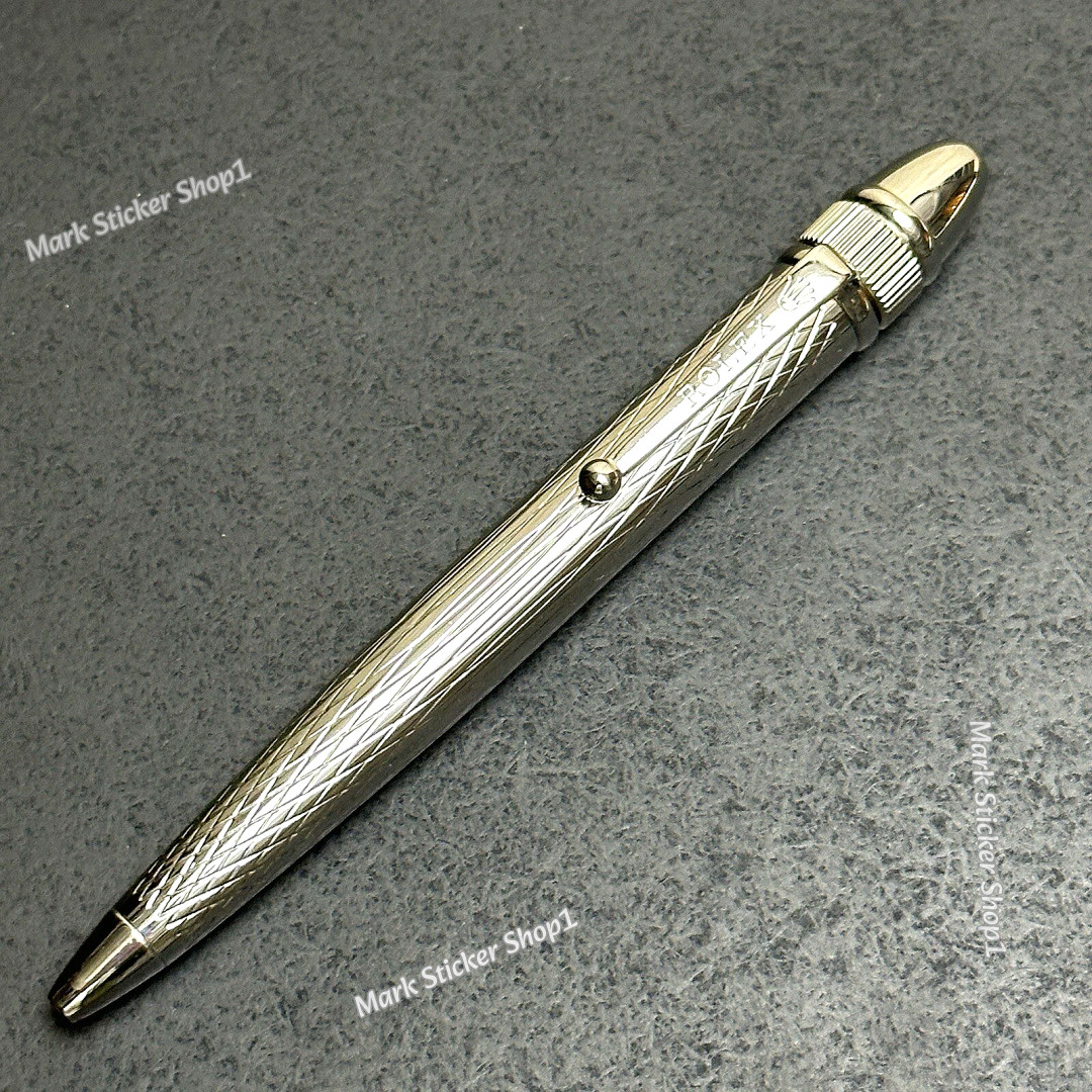 NEW ROLEX Luxury Silver Platinum Ballpoint Pen AD VIP Collectible