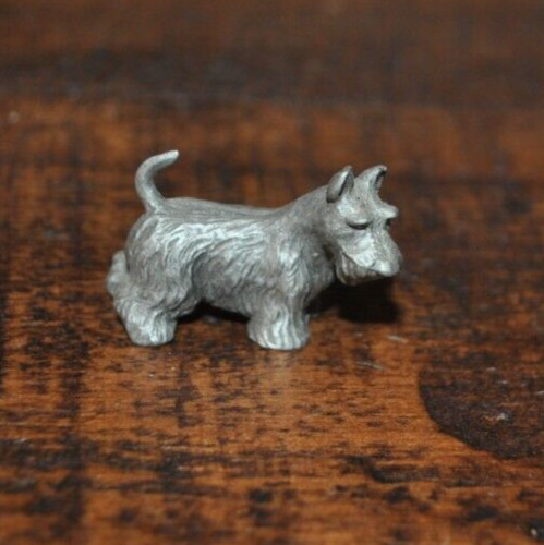 Vintage RAWCLIFFE Pewter SCOTTY TERRIER Dog Figurine