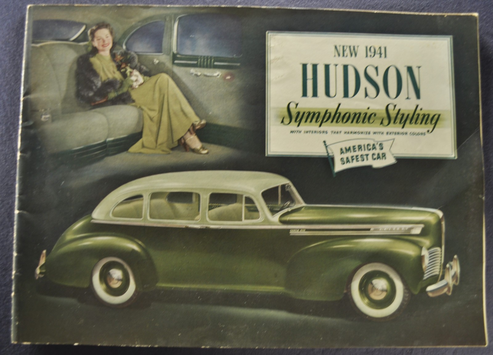 1941 Hudson 28pg Brochure Super 6 Commodore Sedan Convertible Nice Original 41