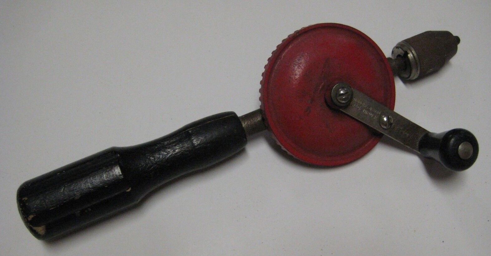 Vintage Antique MILLERS FALLS Single Speed Hand Drill Egg Beater Tool No. 25000