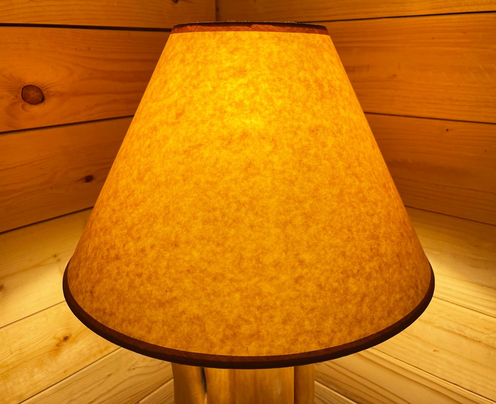 Rustic Oiled Craft Paper Lamp Shade - NO LACE - 16\