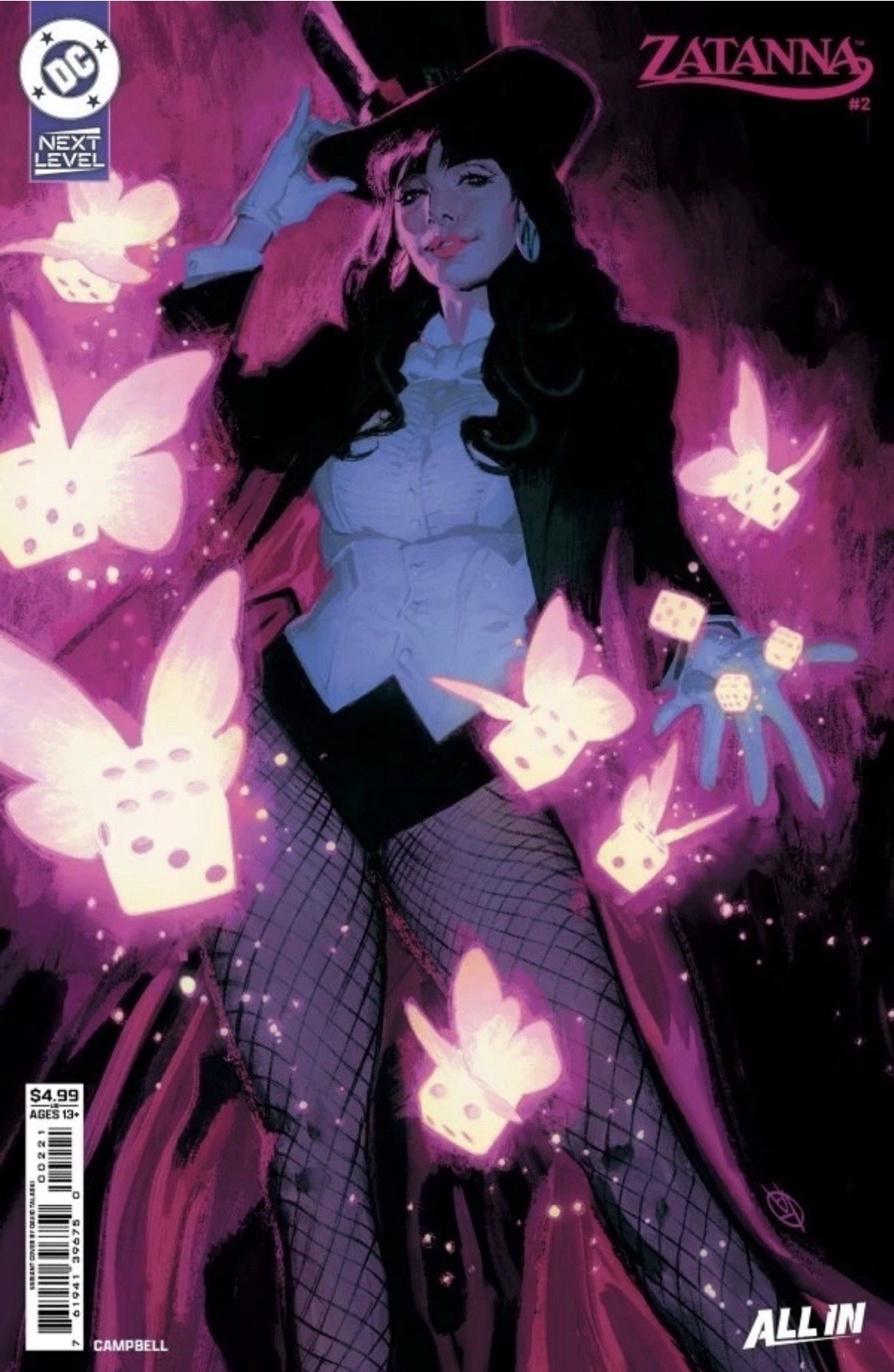 Zatanna (2026) #2 CVR B David Talaski Card Stock Var 5/27/26 DC Comics Zatanna (2026) #2 CVR B David Talaski Card Stock Var 5/27/26 DC Comics