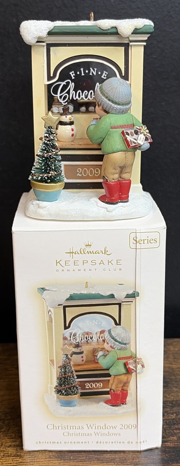 2009 Hallmark Keepsake Ornament Christmas Window 7th KOC Member Exclusive W/ Box