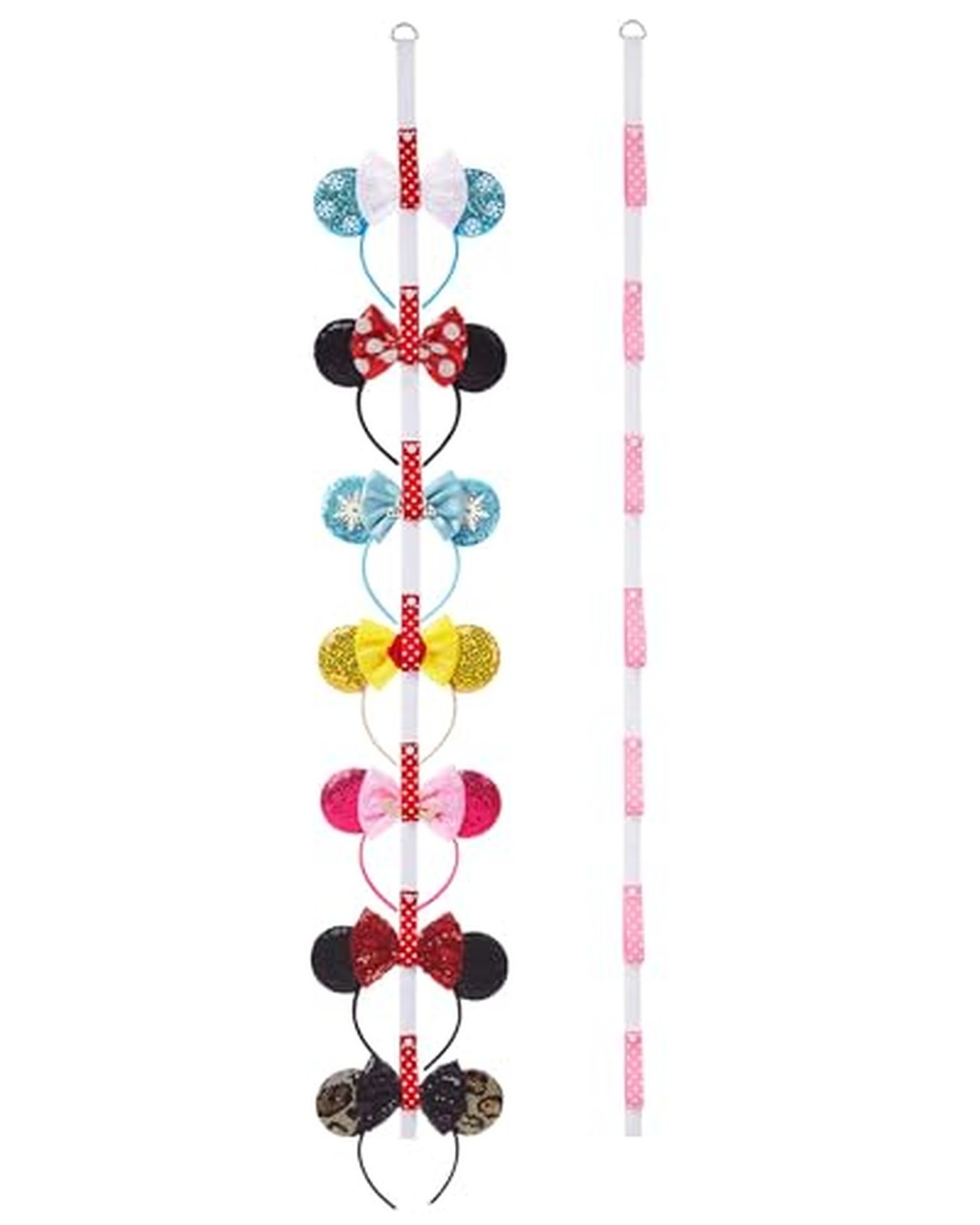 Nuolich 2PC Mouse Ears Holder Hanging Wall Display Decor Headband Organizer Nuolich 2PC Mouse Ears Holder Hanging Wall Display Decor Headband Organizer
