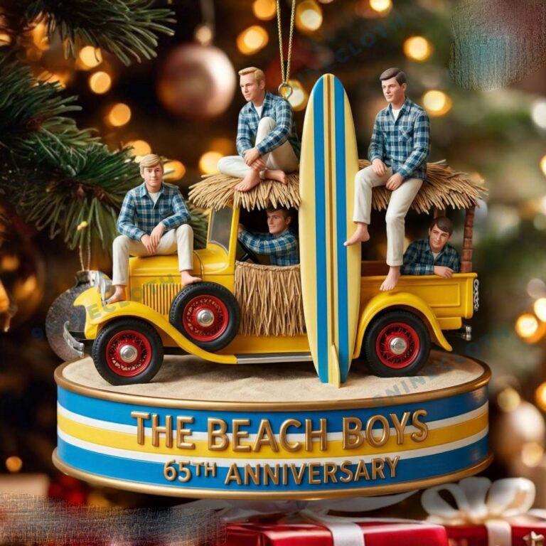 2025 HOT SALE The Beach Boys 65th Anniversary Ornament 2d flat