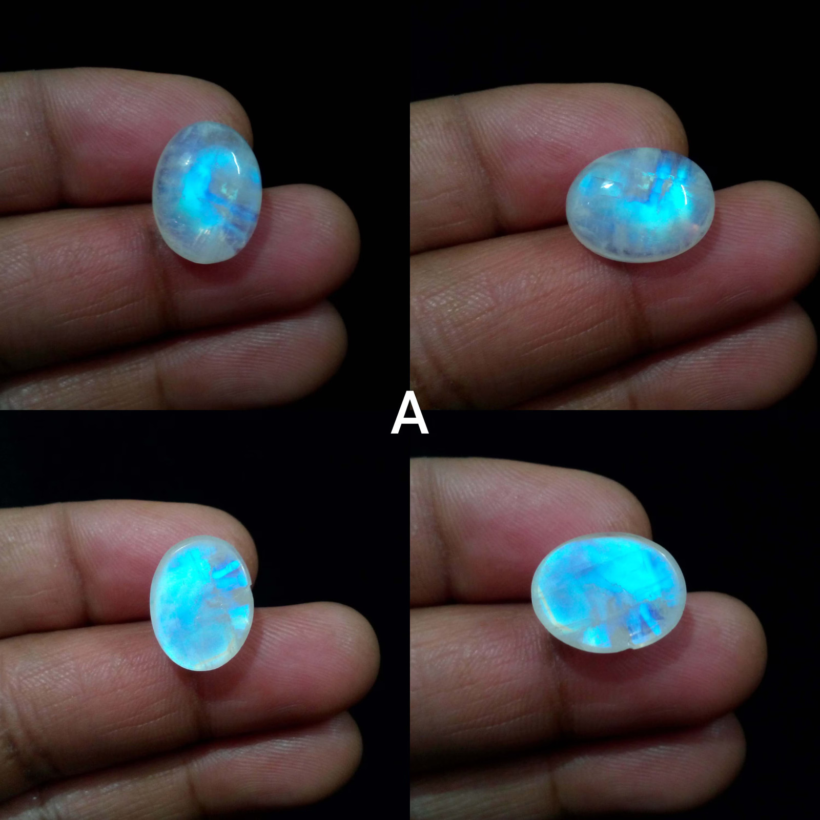 Gorgeous Rainbow Moonstone Cabochon Oval Shape Loose Gemstone Jewelry For Making Gorgeous Rainbow Moonstone Cabochon Oval Shape Loose Gemstone Jewelry For Making