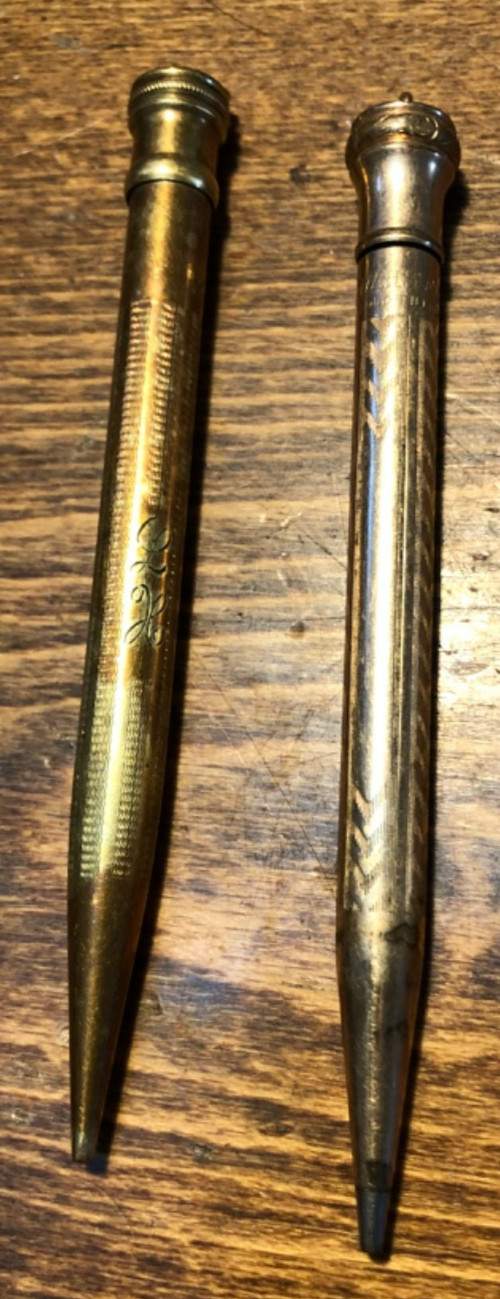 VTG Wahl Eversharp & Ingersoll Redipoint Filled & Rolled Gold Mechanical Pencils VTG Wahl Eversharp & Ingersoll Redipoint Filled & Rolled Gold Mechanical Pencils