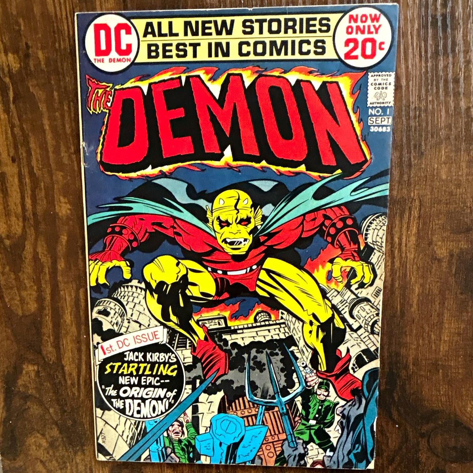 Major key in decent condition The Demon #1 (Sep 1972) - Jack Kirby 🔑