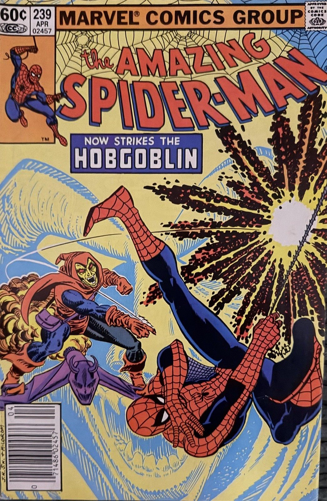 The Amazing Spider-Man #239 Newsstand Variant Return Of The Hobgoblin🔥🔥 The Amazing Spider-Man #239 Newsstand Variant Return Of The Hobgoblin🔥🔥