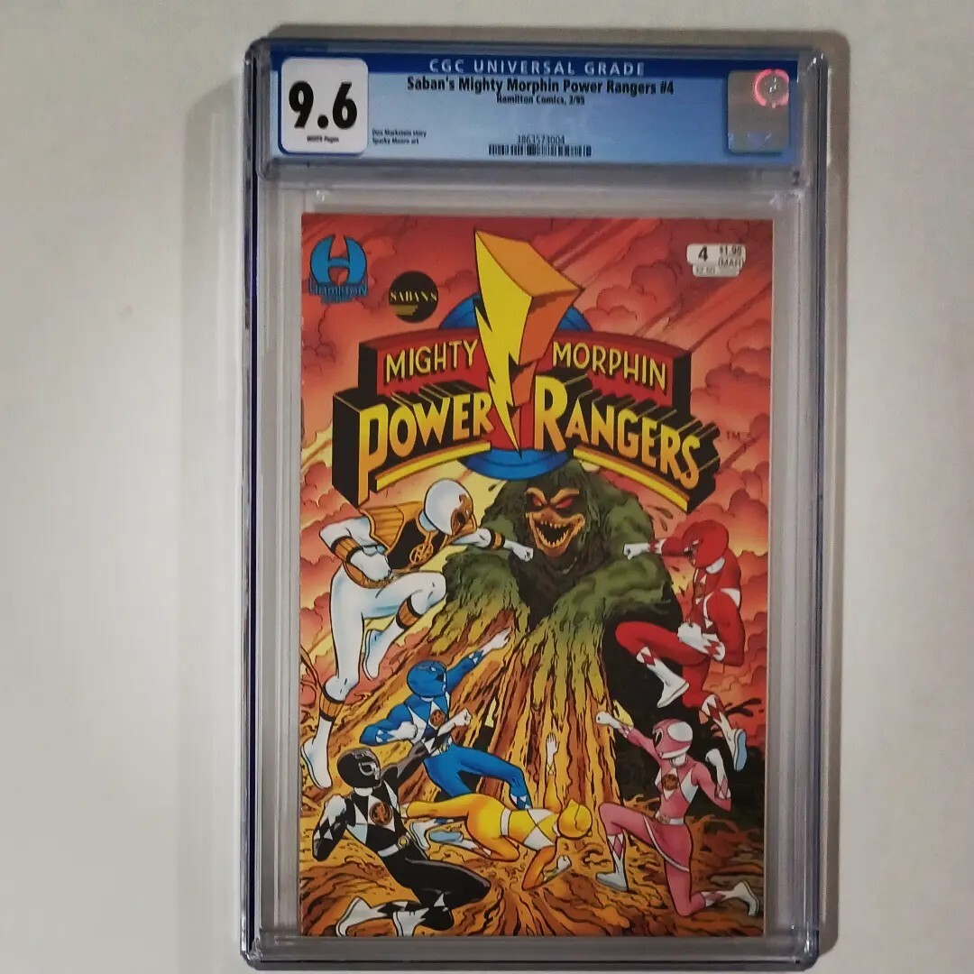 SABAN’S MIGHTY MORPHIN POWER RANGERS #4 CGC 9.6 1st White Power Ranger HAMILTON