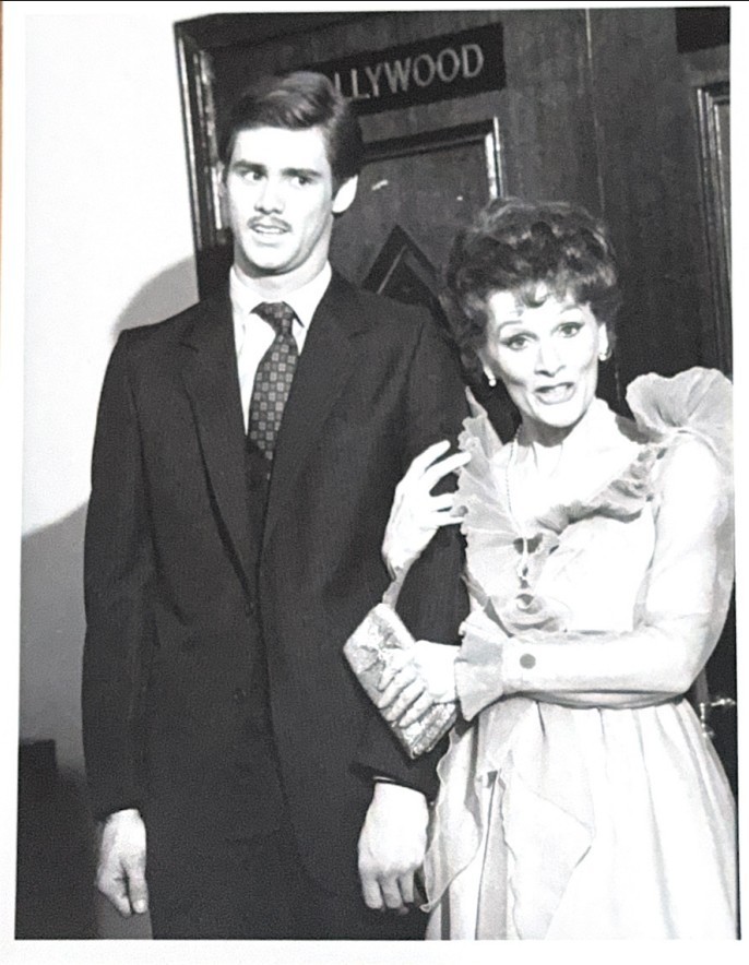 Vintage NBC The Duck Factory Press Photo Jim Carrey Julie Payne 1984