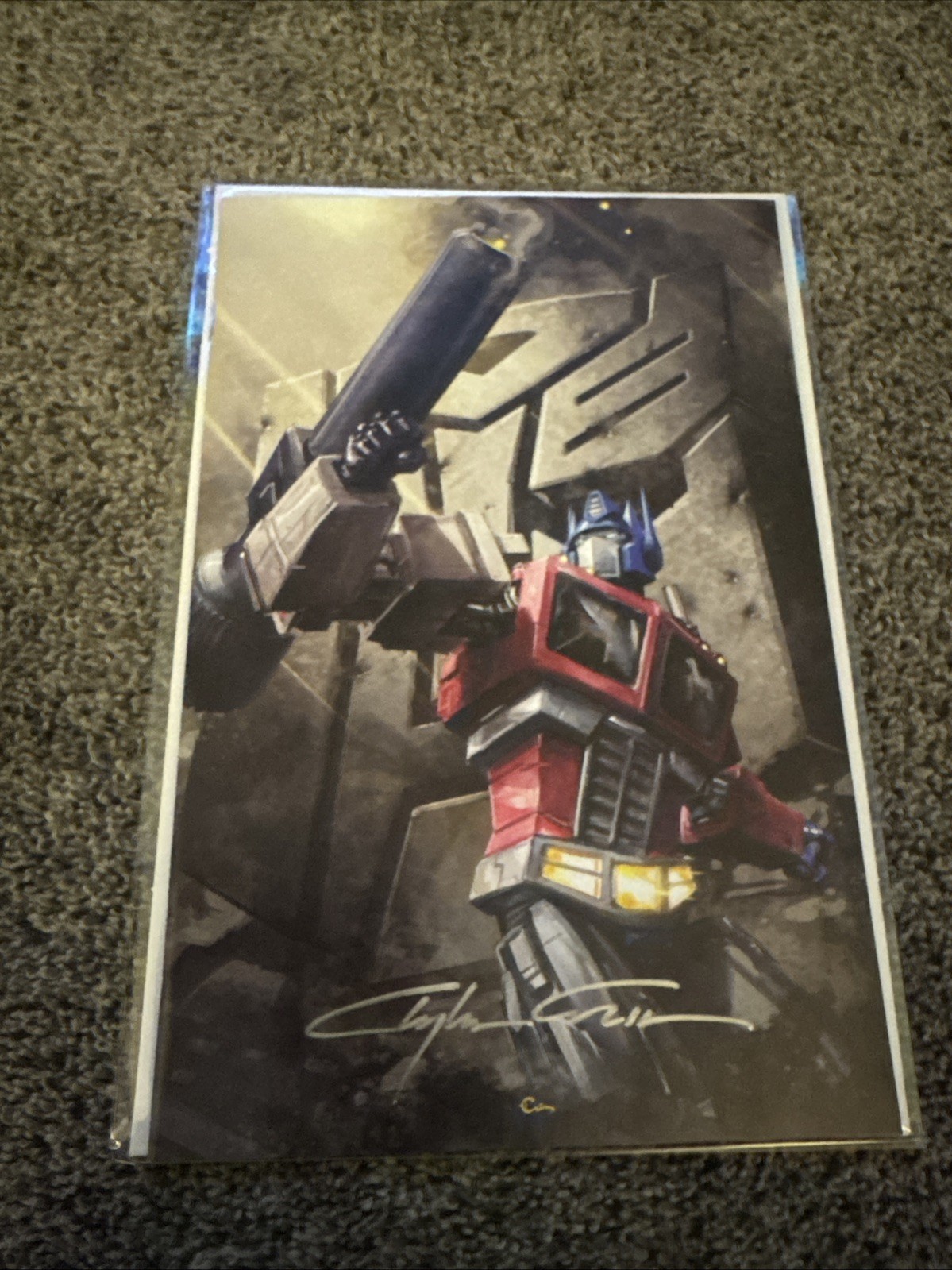 TRANSFORMERS #20 FAN EXPO DALLAS CLAYTON CRAIN SIGNED VIRGIN NM W/COA🔥76/242