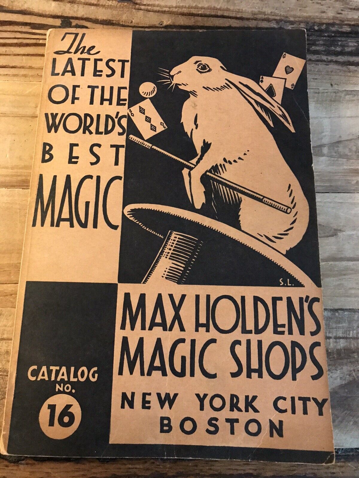 THE LATEST OF THE WORLD'S BEST MAGIC  #15 - Max Holden's Catalog