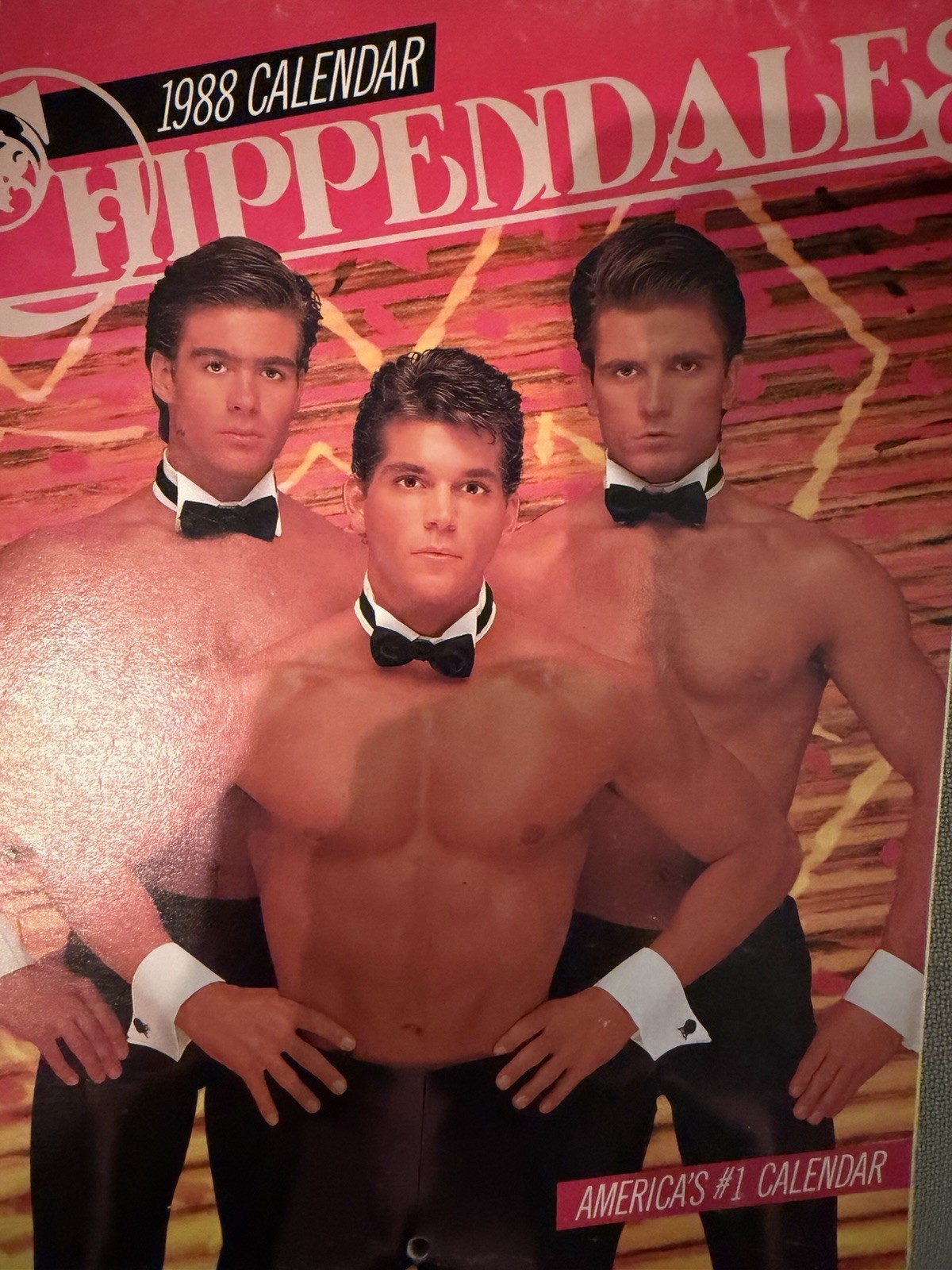 CHIPPENDALES 1988 CALENDAR * BEEFCAKE COLLECTORS
