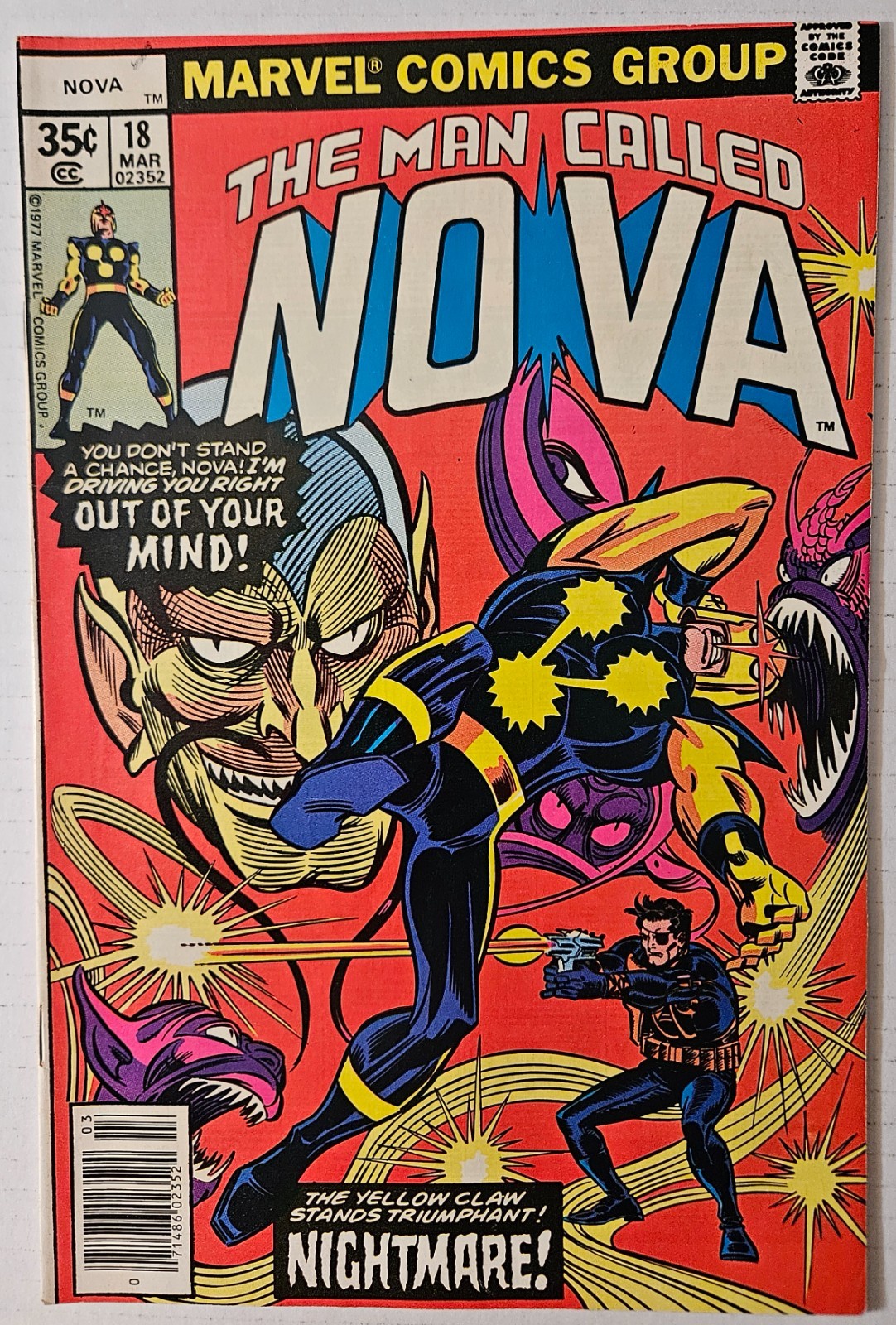Man Called Nova #18, Marvel Comics, 1978. VF-.