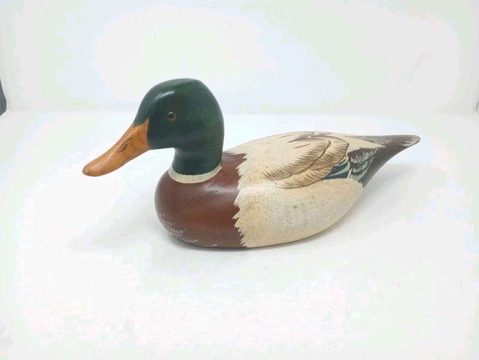 Morasko Carvers DIEGEL Hamilton Billings Montana MALLARD DRAKE Wood Decoy 1986 