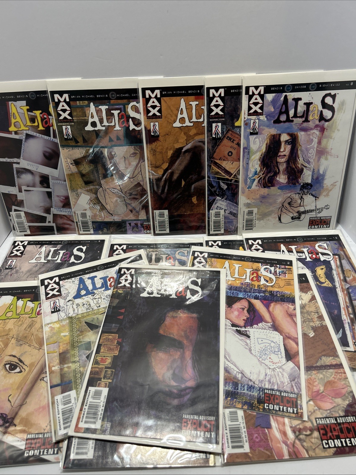 ALIAS #1-28 COMPLETE FULL RUN SET Nice High Grade BRIAN MICHAEL BENDIS 2001 MARV