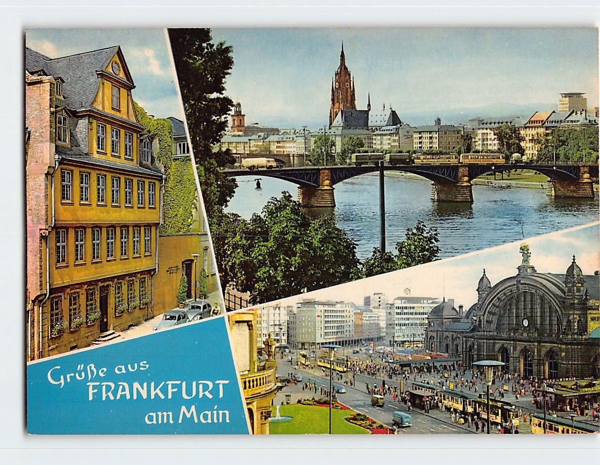 Postcard Scenes & Views  Frankfurt am Main Germany