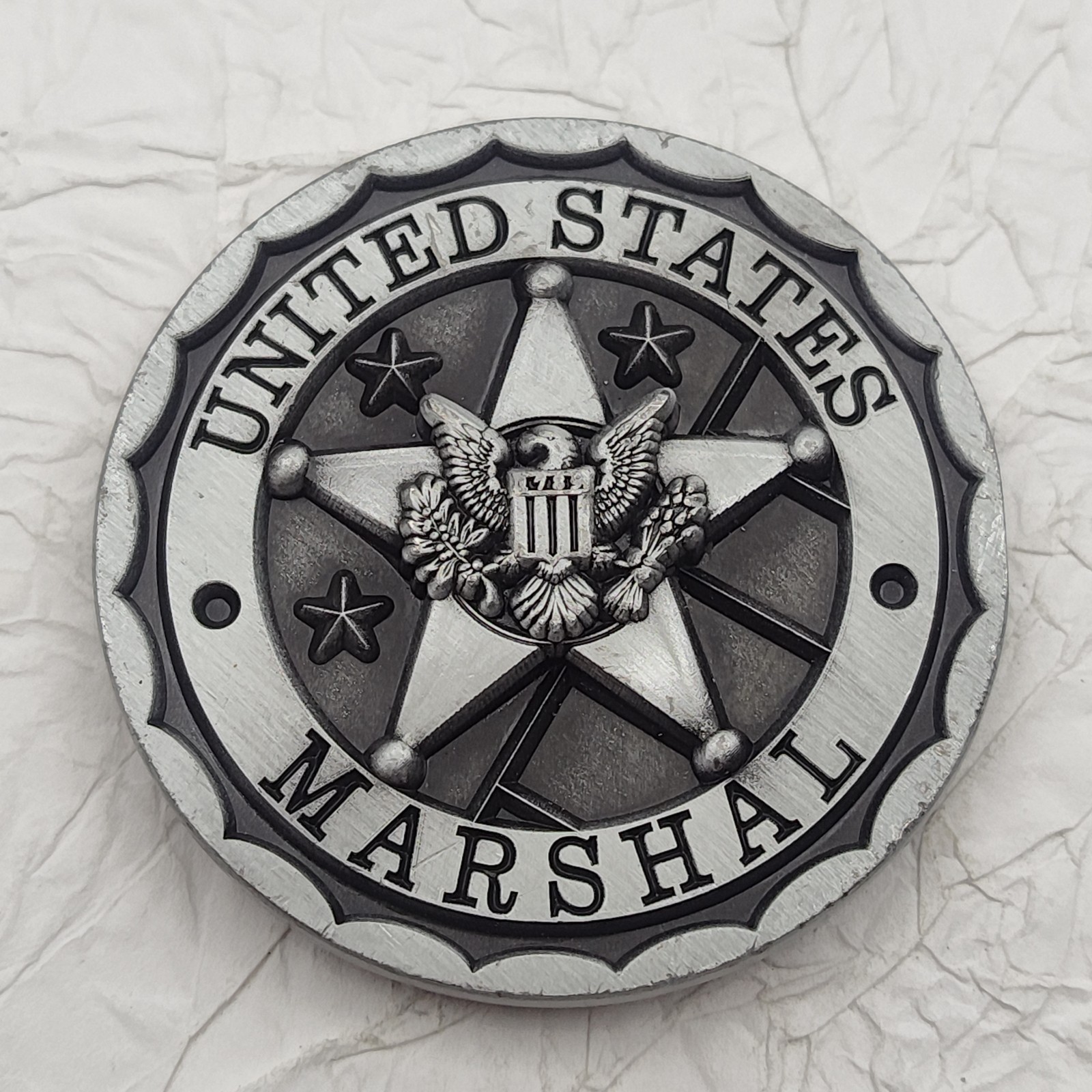 United States Marshal Department of Justice Challenge Coin