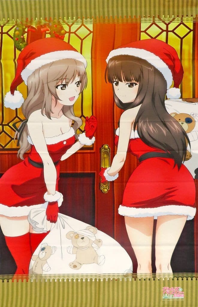 Girls und Panzer Nishizumi Shiho & Shimada Chiyo Noren Tapestry Japan
