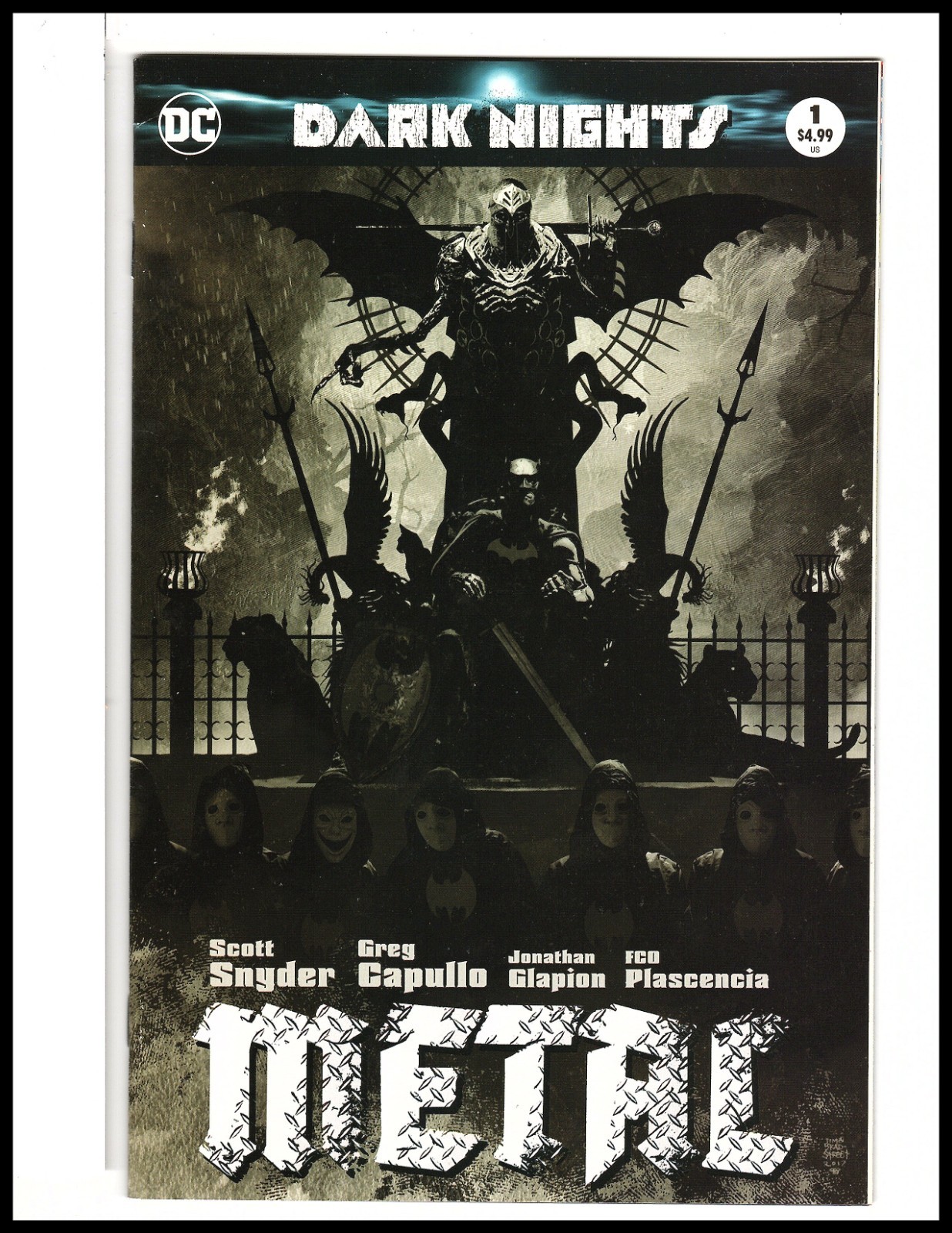 Dark Nights Metal #1, 2 Batman Who Laughs 2, 6 Variants Grim Knight NM+ 9.6+