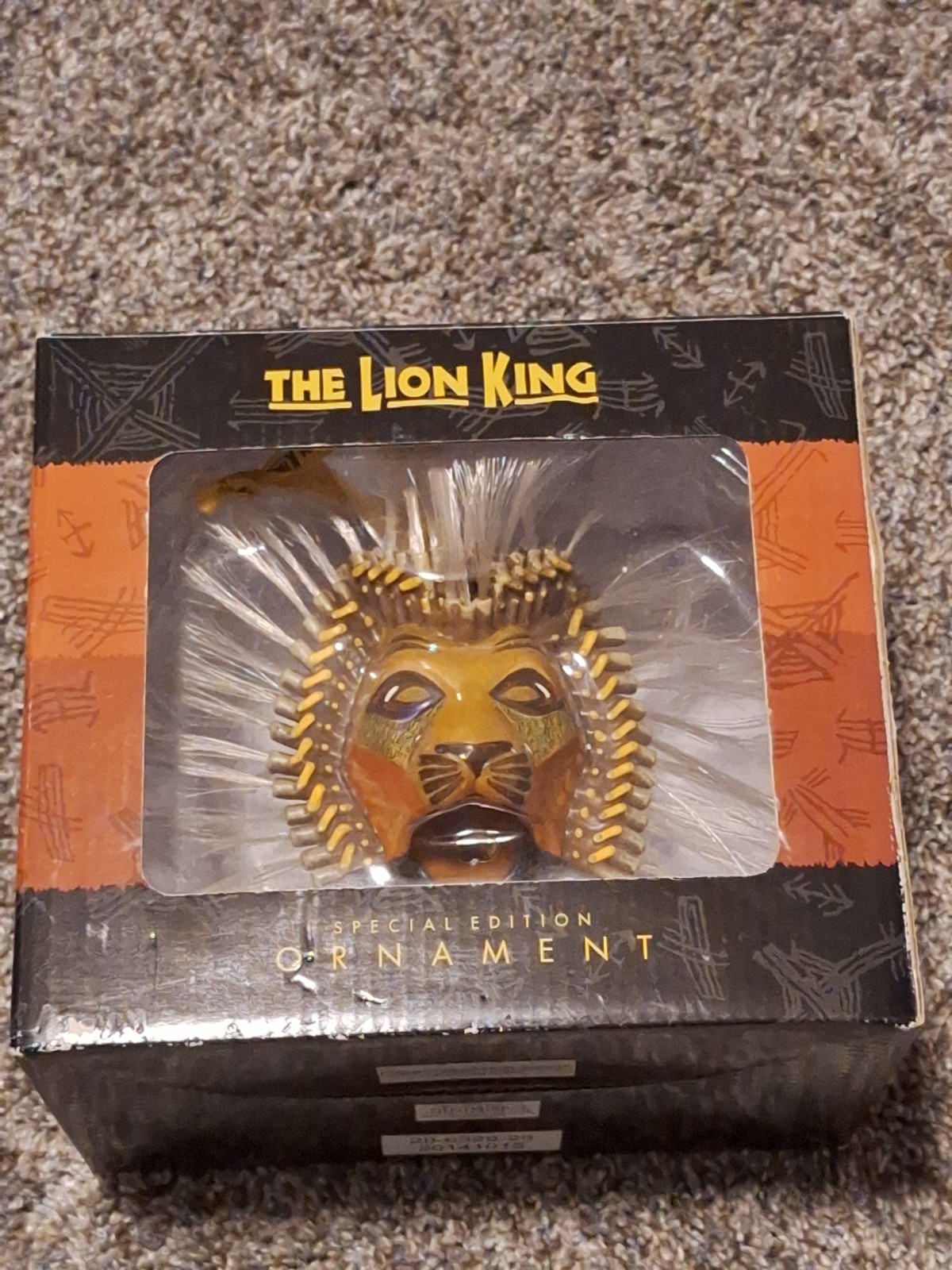 Disney Lion King Broadway Musical Special Edition Simba Mask Ornament