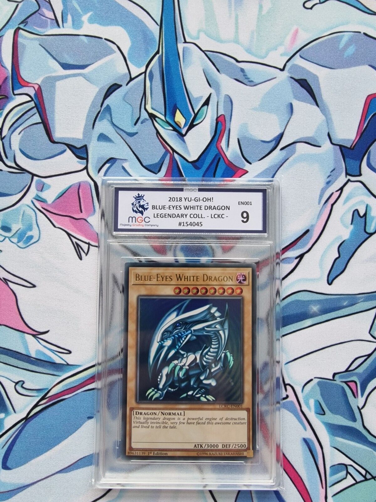 MGC 9 Blue Eyes White Dragon Ultra Rare 1st Edition LCKC