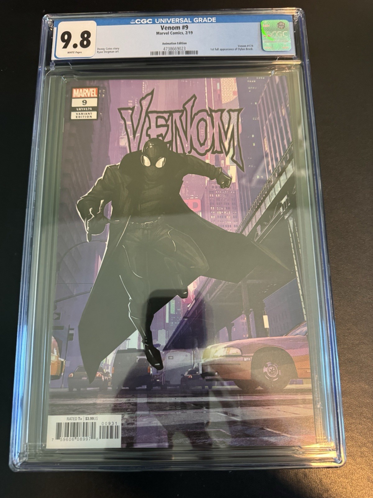 VENOM 9 CGC 9.8 VARIANT Spider-Man Noir Nickolas Cage 1st app DYLAN BROCK 🔑 HTF