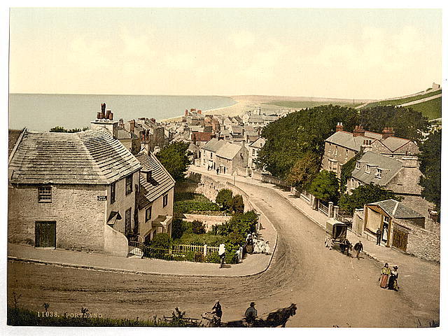 General view, Portland, England c1900 OLD PHOTO General view, Portland, England c1900 OLD PHOTO