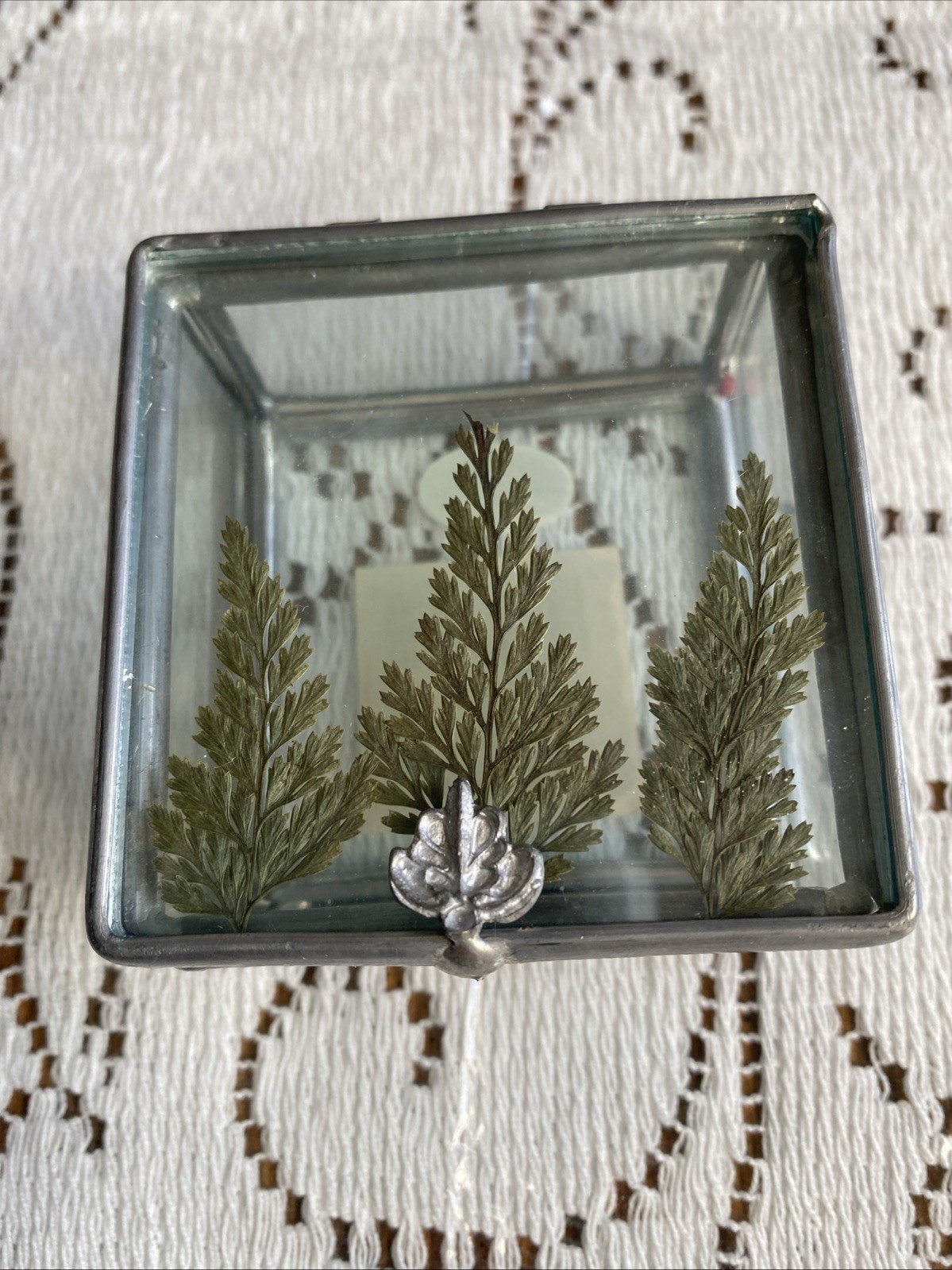 Solace Leaded Glass Trinket Box By Papel Giftware New Inbox Solace Leaded Glass Trinket Box By Papel Giftware New Inbox