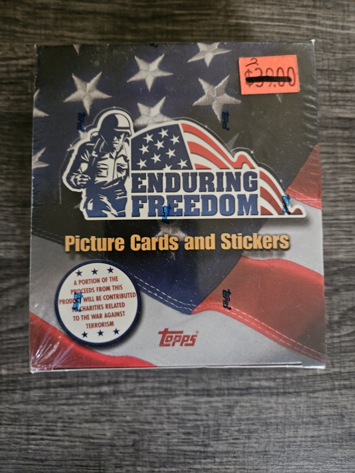 TOPPS ENDURING FREEDOM PICTURE CARDS  NEW FACTORY SEALED BOX OF 24 PACKS