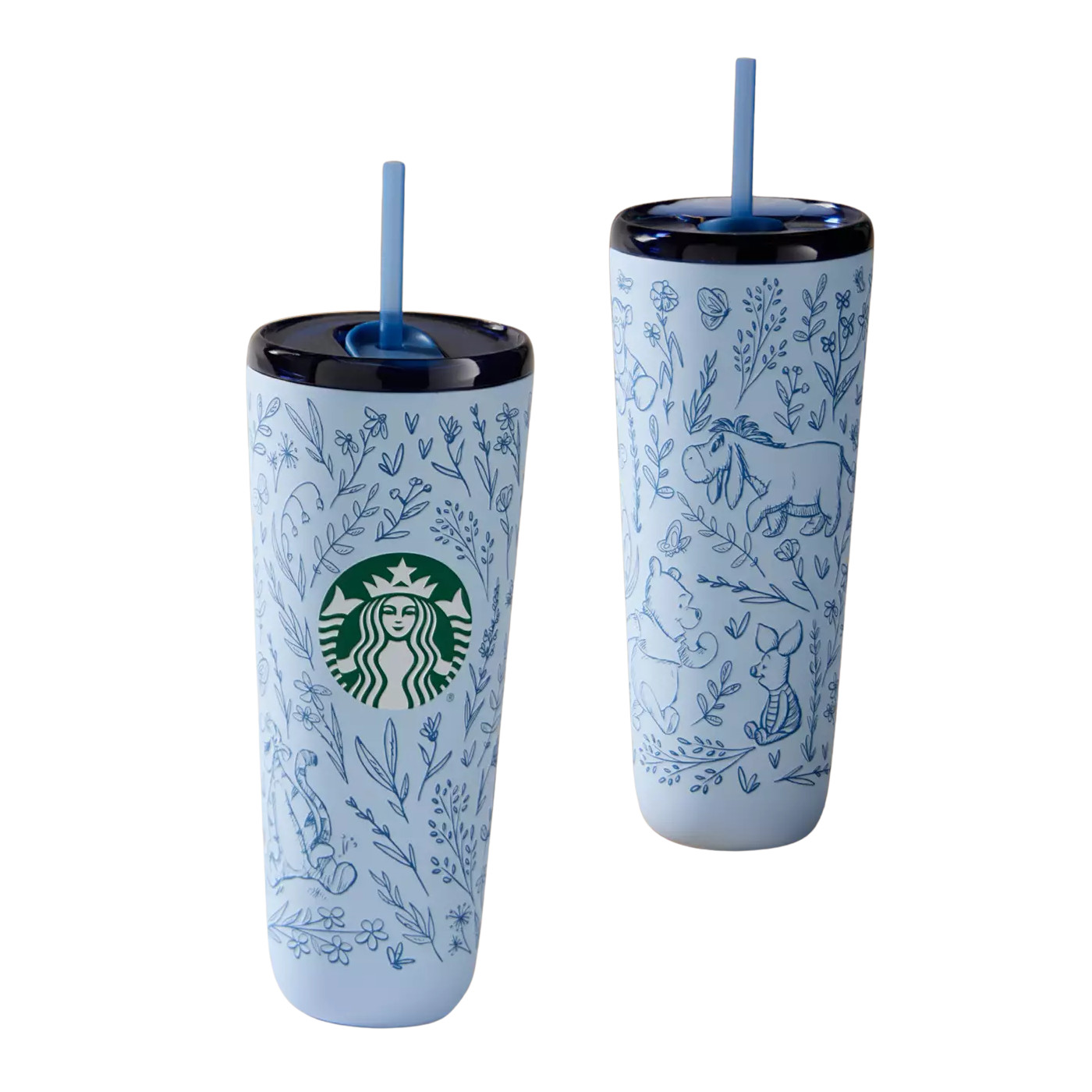 Disney Parks Winnie the Pooh Stainless Steel Starbucks Travel Tumbler 24 oz Disney Parks Winnie the Pooh Stainless Steel Starbucks Travel Tumbler 24 oz