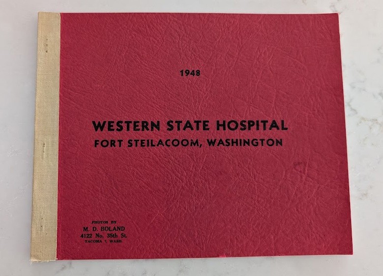 1948 Western State Hospital mental health photo album all staff and operations