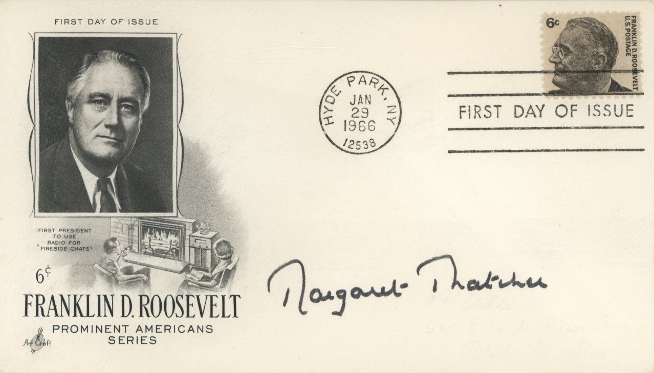 Margaret Thatcher- Signed First Day Cover Margaret Thatcher- Signed First Day Cover