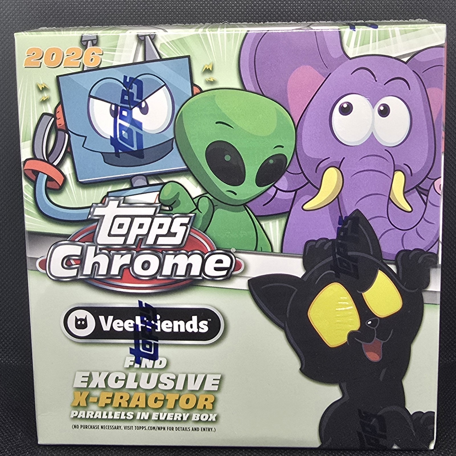 2026 TOPPS CHROME VEEFRIENDS MEGA BOX (56 Cards) GaryVee Brand New Sealed QTY 2026 TOPPS CHROME VEEFRIENDS MEGA BOX (56 Cards) GaryVee Brand New Sealed QTY