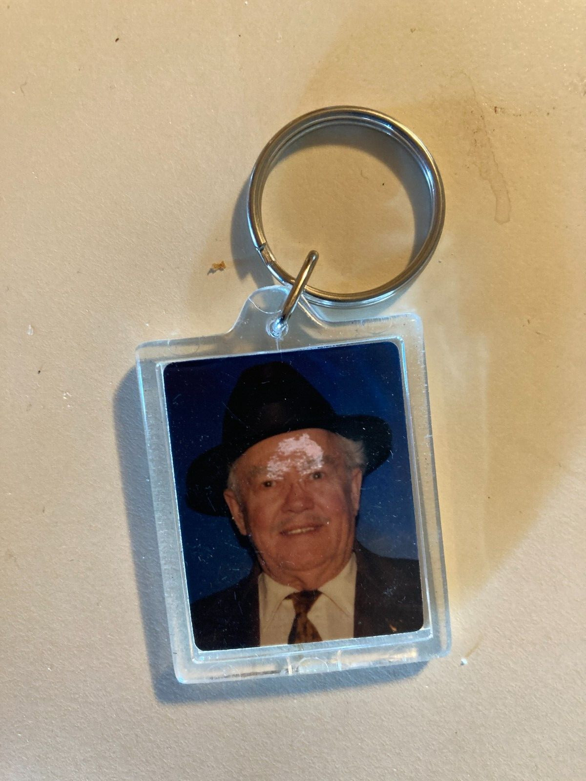 Jackie Gaughhan\'s Plaza Hotel Personal Picture Key Chain FOB Las Vegas Nv #10