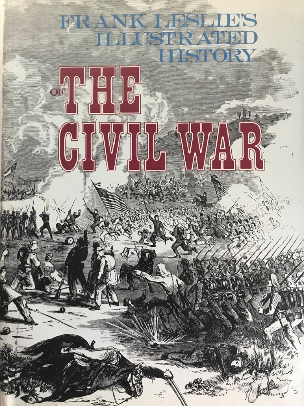 U.S. Civil War Book 1977 Read Frank Leslie’s Illustrated History South Art Print