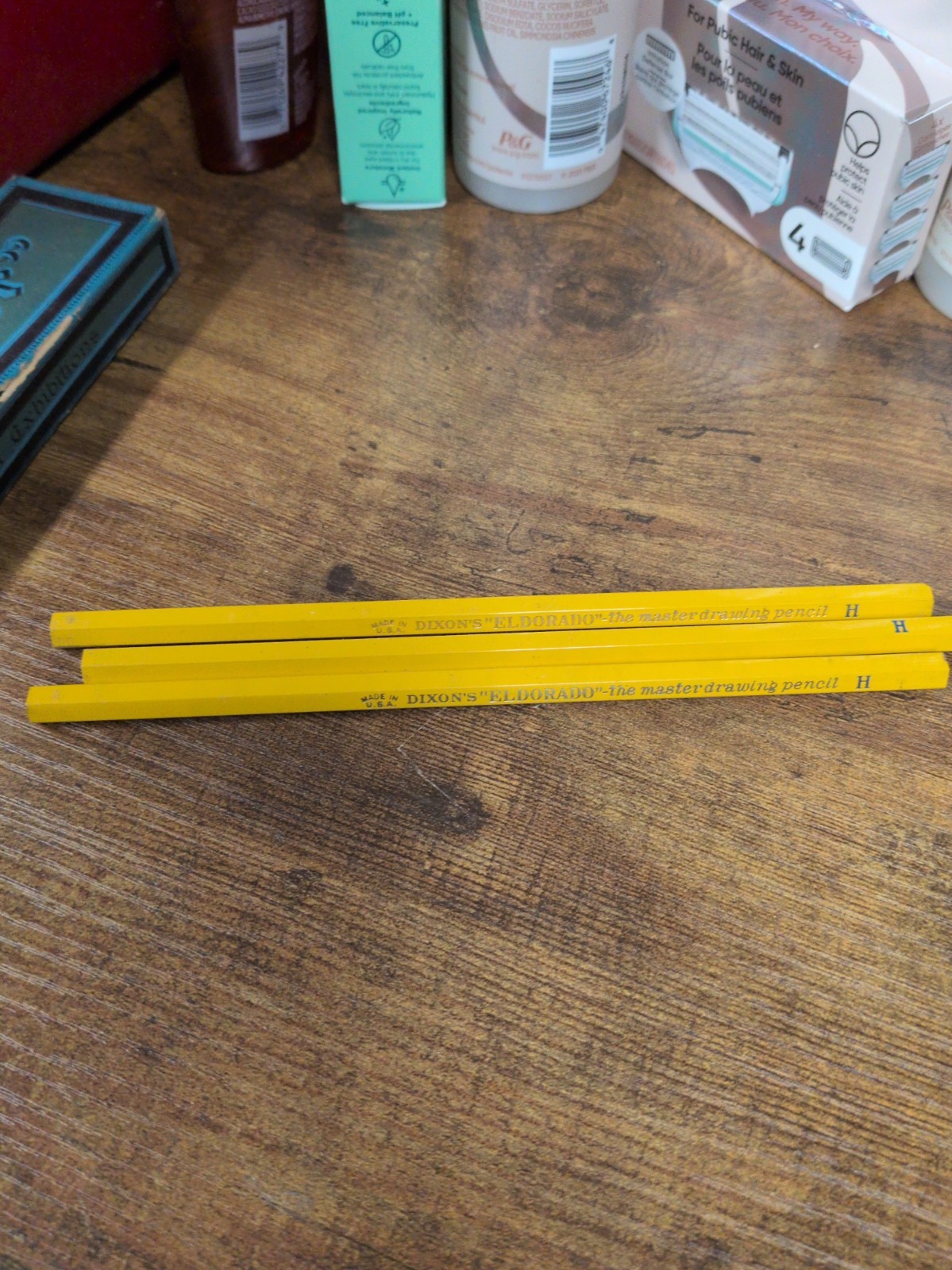 3 Vintage Dixon Eldorado The Master Drawing Pencils No Box