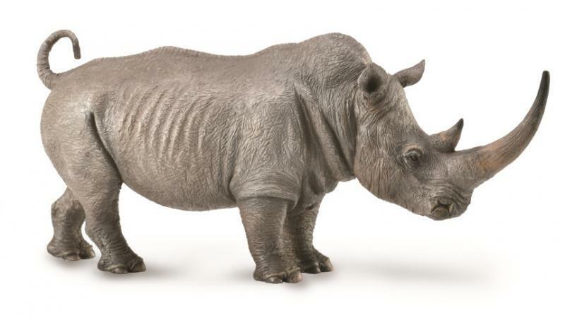 Breyer CollectA Wildlife Series White Rhinoceros Toy Figurine #88852